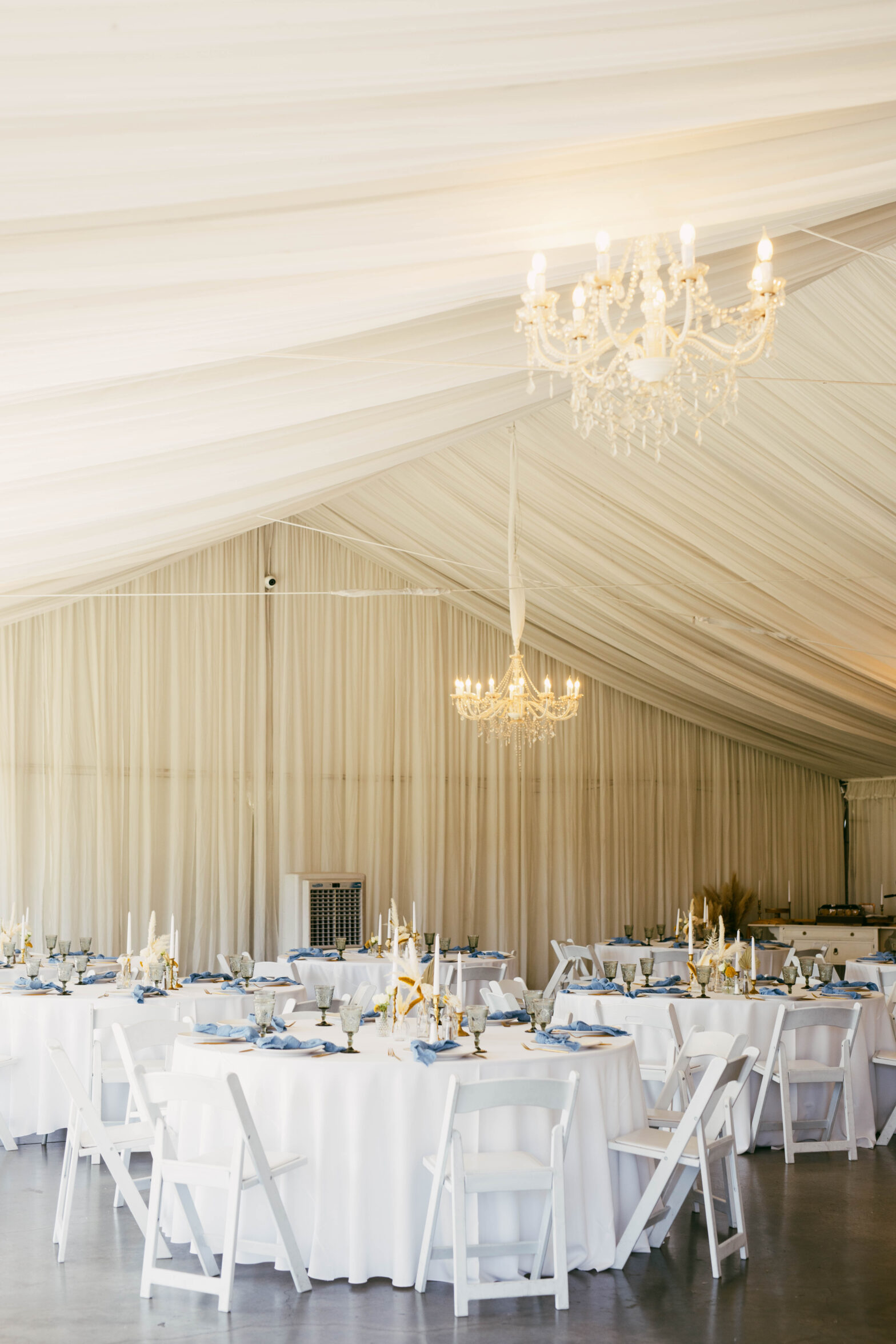 Inside of Pavilion Tent